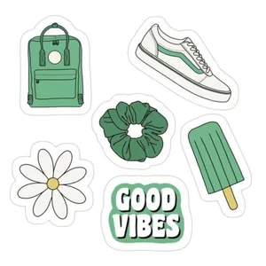 استیکر لپ تاپ و موبایل طرح انگیزشی کد 2 مجموعه 6 عددی