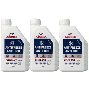 ضدیخ و ضدجوش 50 به 50 آزونکس مدل COOLANT حجم 1  لیتر بسته 3 عددی