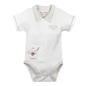 بادی آستین کوتاه نوزادی مدل شعبده باز کد 3700