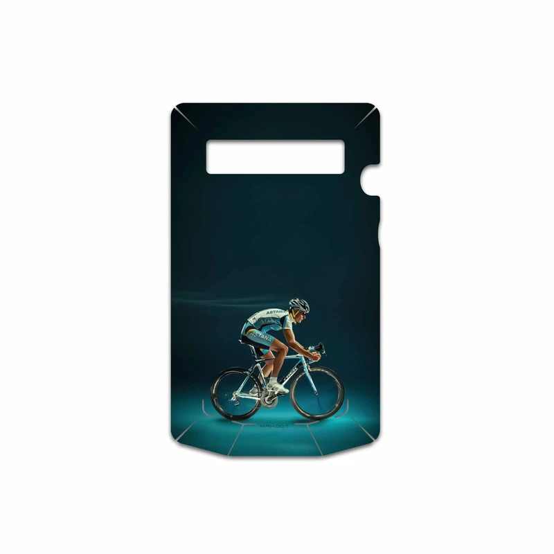 برچسب پوششی ماهوت مدل Road-cycling مناسب برای گوشی موبایل بلک بری P9981