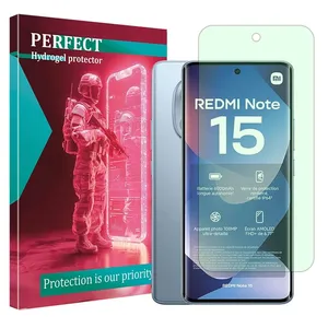 Perfect Hydrogel model anti green Screen Protector for Xiaomi Redmi Note 15 4G mobile phone