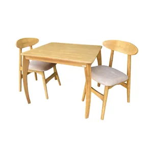 میز و صندلی ناهارخوری دو نفره گالری چوب آشنایی مدل Khod-Van-Bog2