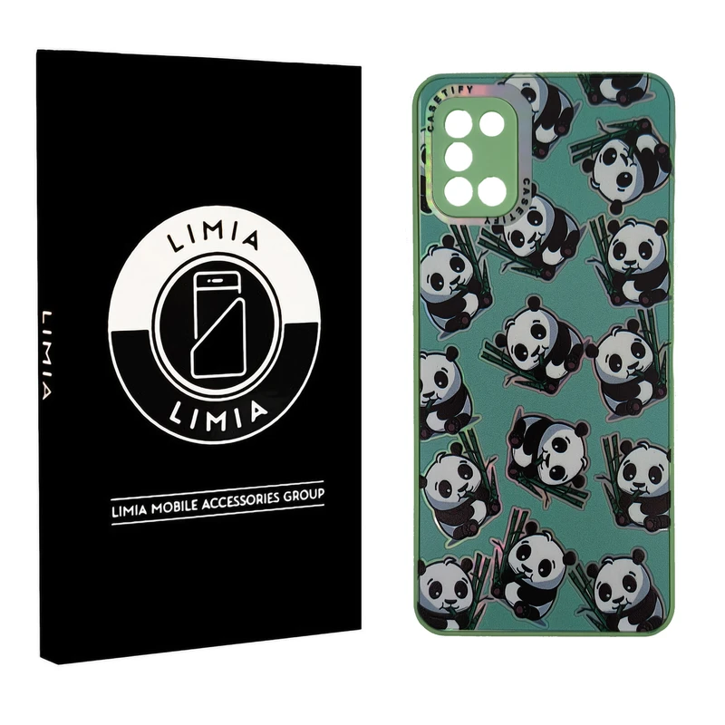 کاور لیمیا مدل فانتزی لنزدار طرح عروسکی شبرنگی مناسب برای گوشی موبایل سامسونگ Galaxy A31