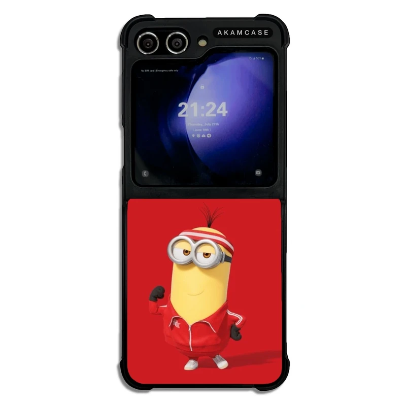 کاور آکام مدل AMC-WSGZFLIP5-MINIONS8 مناسب برای گوشی موبایل سامسونگ Galaxy Z Flip 5