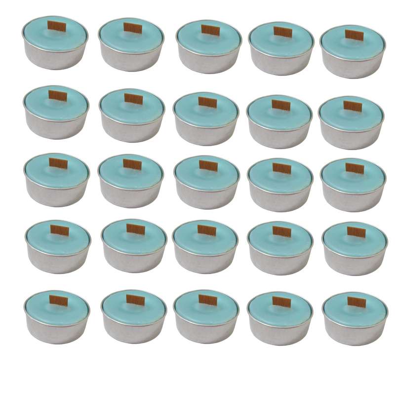 شمع وارمر مدل فيتيله چوبي معطر نرگس بسته 25 عددي