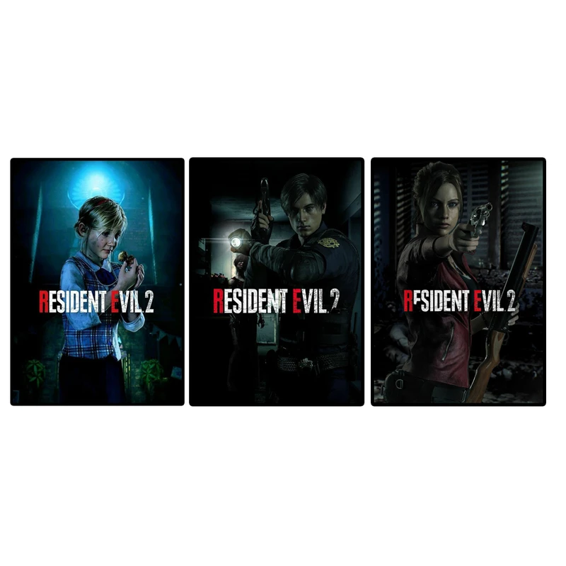 تابلو شاسی طرح بازی Resident Evil 2 Remake کد AP410 مجموعه 3 عددی