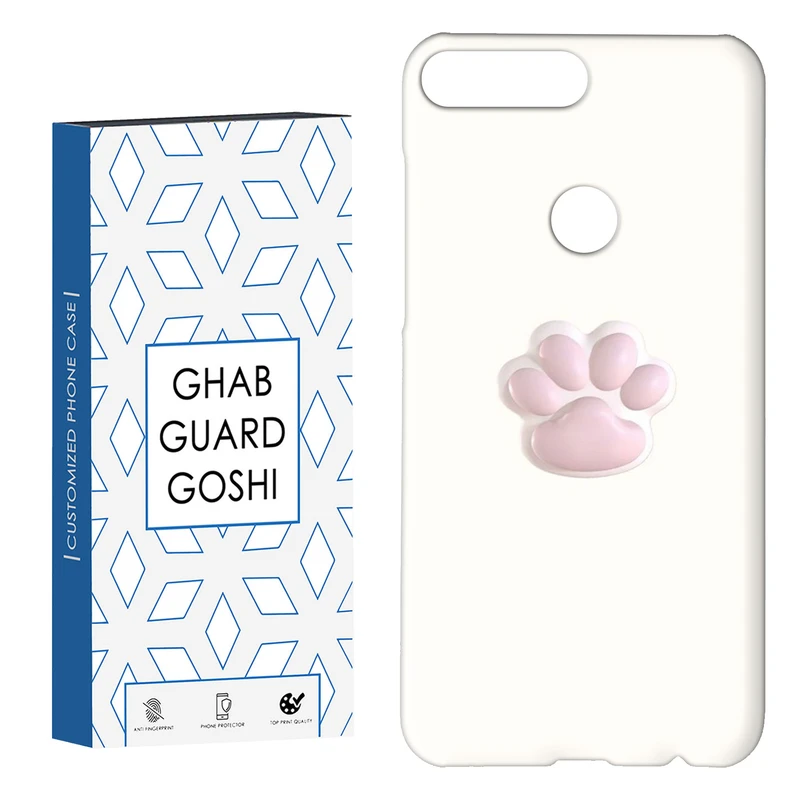 کاور قاب گارد گوشی طرح گربه کد Dimo-329 مناسب برای گوشی موبایل هوآوی Y7 2018 / Y7 Prime 2018 / Honor 7C 