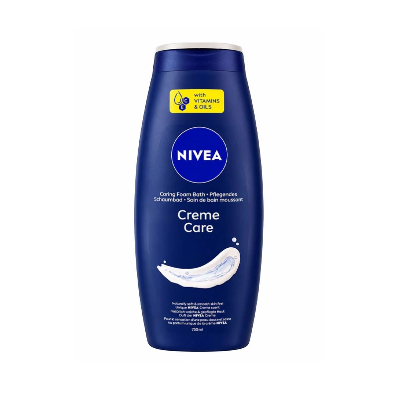 شامپو بدن نیوآ مدل Creme care با رایحه شکوفه گل مناسب برای انواع پوست حجم 750 میلی لیتر