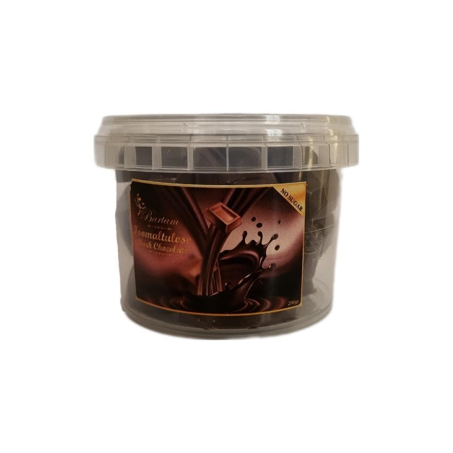 شکلات تلخ بدون قند و شیرین کننده مصنوعی بارتام - 200 گرم
