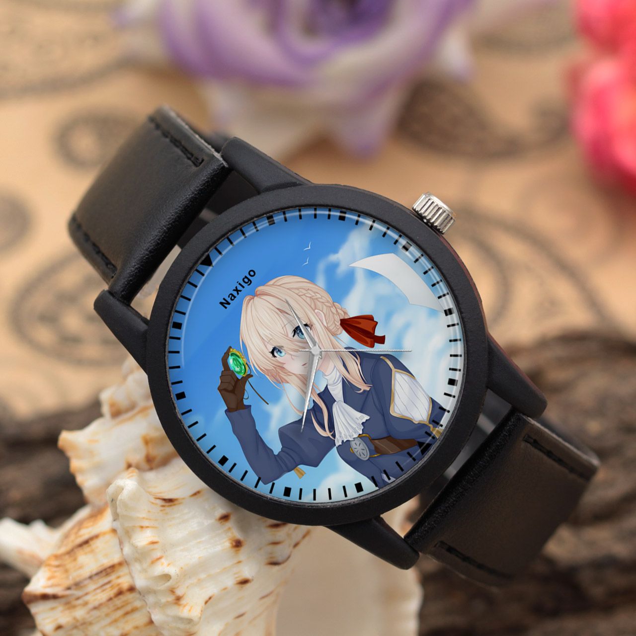 ساعت مچی عقربه ای ناکسیگو مدل Violet Evergarden کد LF13283 -  - 2