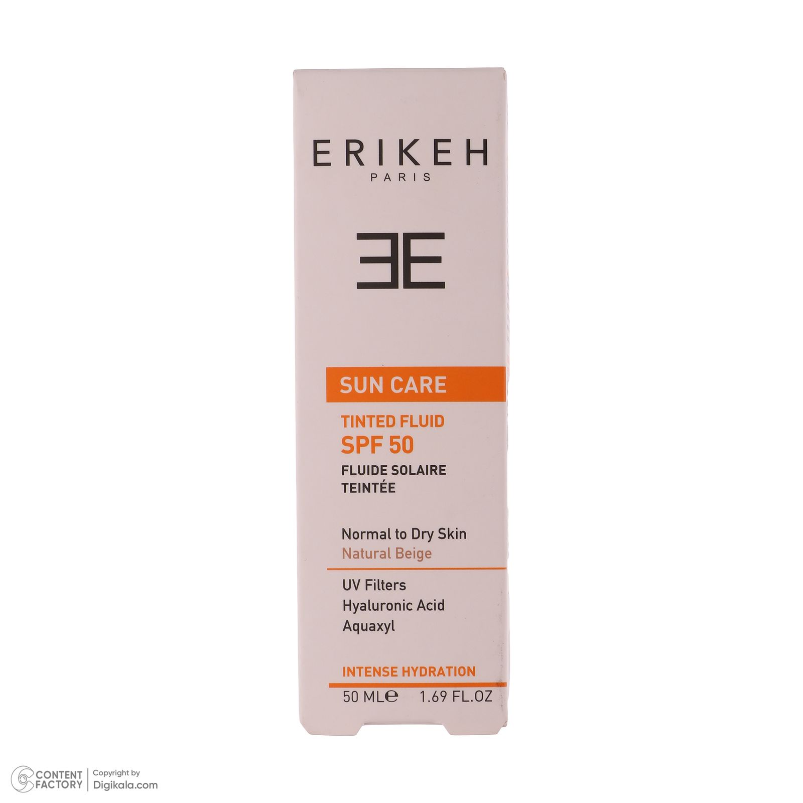 کرم ضد آفتاب رنگی صورت اریکه SPF 50 مدل Tinted حاوی محافظ UVA و UVB  ‌مناسب پوست‌های خشک و معمولی حجم 50 میلی‌ لیتر -  - 3