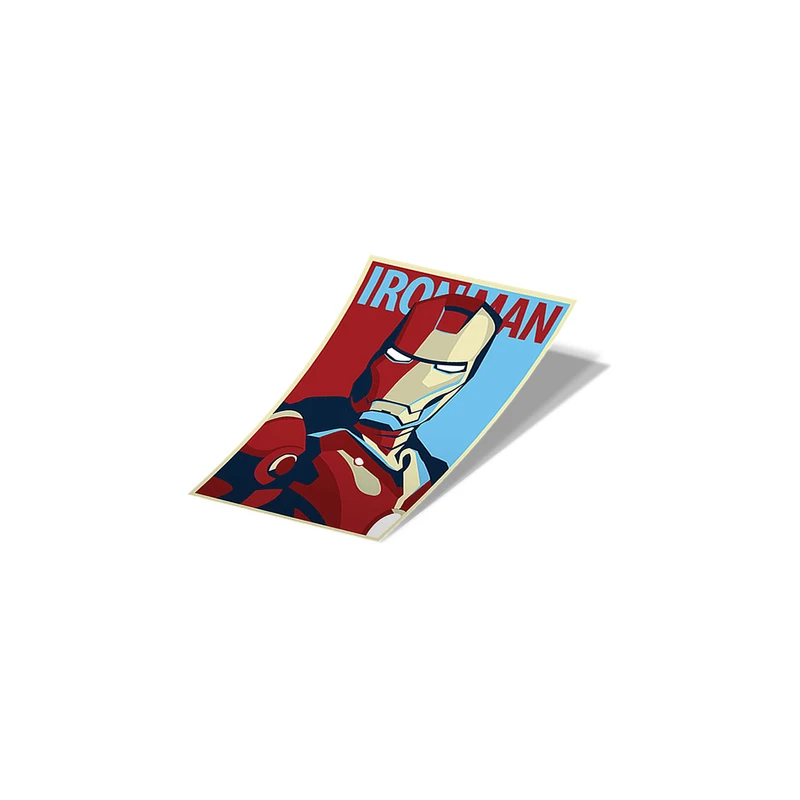استیکر تزئینی موبایل و تبلت لولو مدل مرد آهنی IRON MAN کد 511