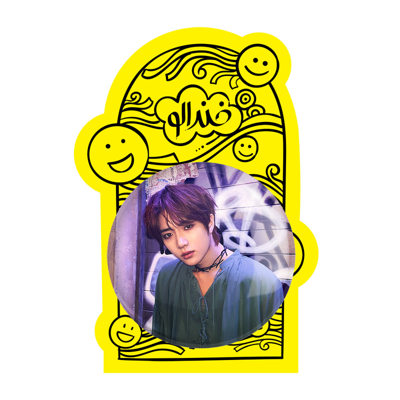 آینه جیبی خندالو طرح بومگیو گروه تی اکس تی TXT مدل تاشو کد 20086