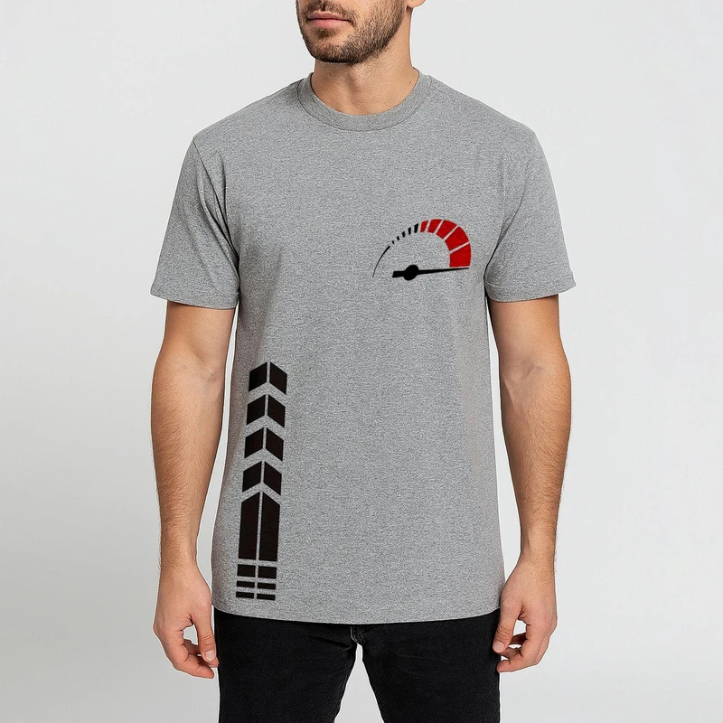 تی شرت آستین کوتاه مردانه مدل فلش D693