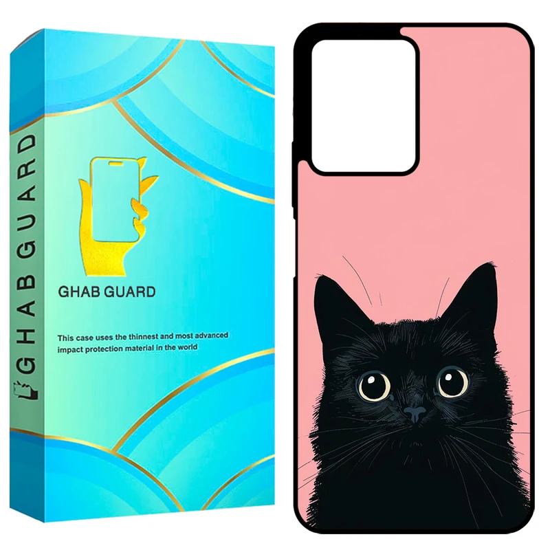 کاور قاب گارد طرح گربه مدل GCHPN12 مناسب برای گوشی موبایل شیائومی Redmi Note 12 4G