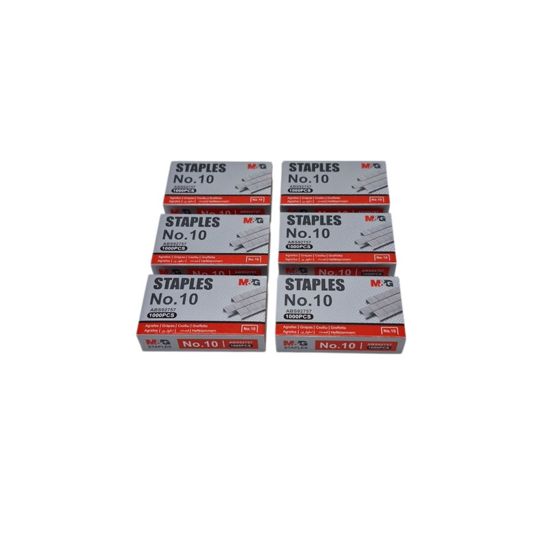 سوزن منگنه ام اند جی کد ۹۲۷۵۷ سایز ۱۰ بسته ۶ عددی