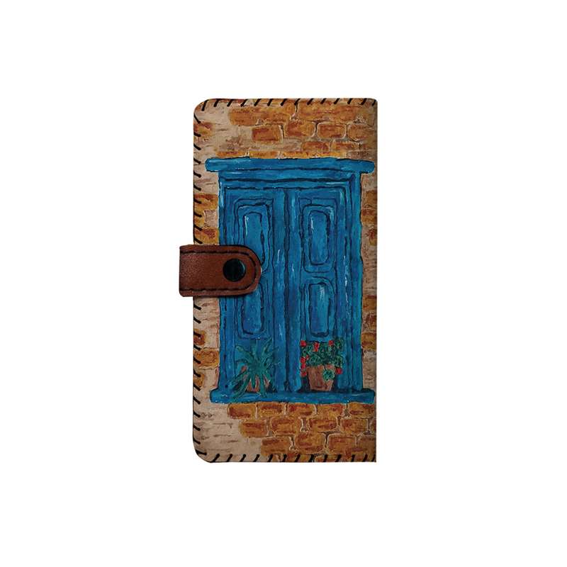 کیف پول چرمی ترمه طراحان ایده مدل بنددار کد mhs014