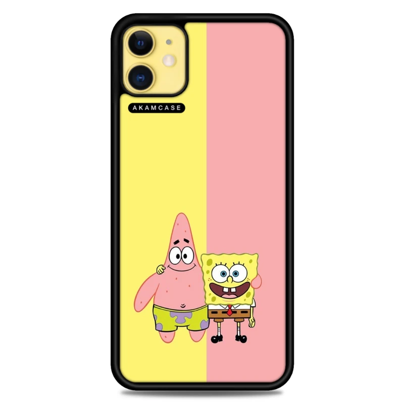 کاور آکام مدل AMC-WA11-SPONGE BOB6 مناسب برای گوشی موبایل اپل iPhone 11