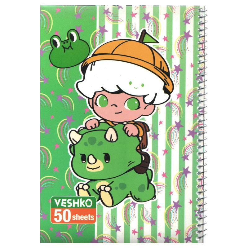 دفتر مشق 50 برگ وشکو طرح فانتزی کد 1024