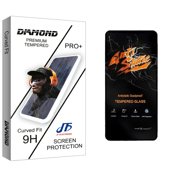 محافظ صفحه نمایش جی اف مدل Diamond مناسب برای گوشی موبایل سامسونگ GALAXY A81