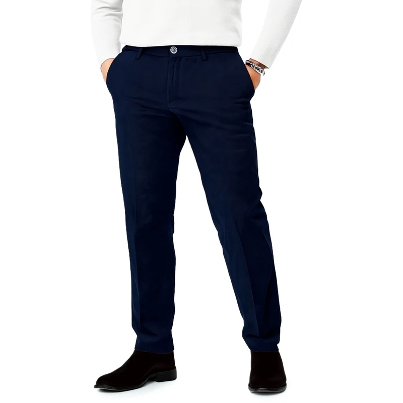 شلوار معمولی (regular fit) مردانه مدل کتان جودون کد sh183