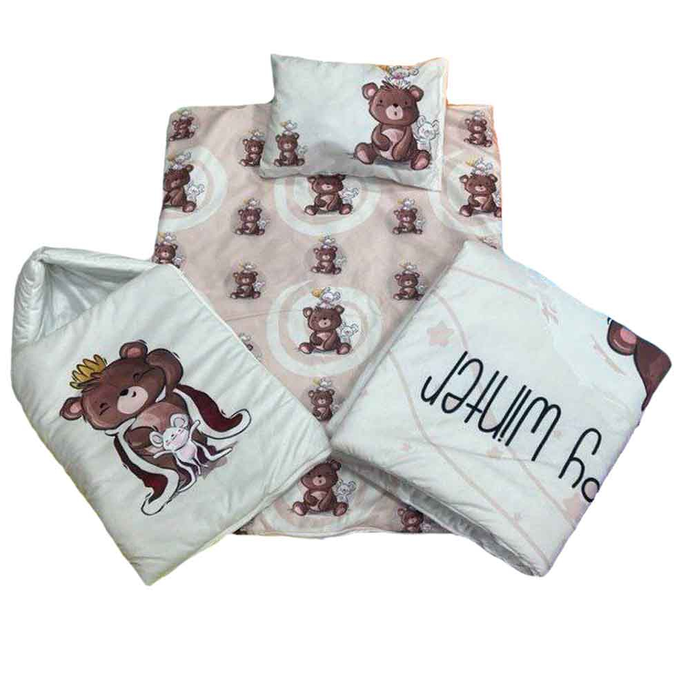 سرویس  خواب کودک ونوزاد کد 3657 مجموعه 4 عددی