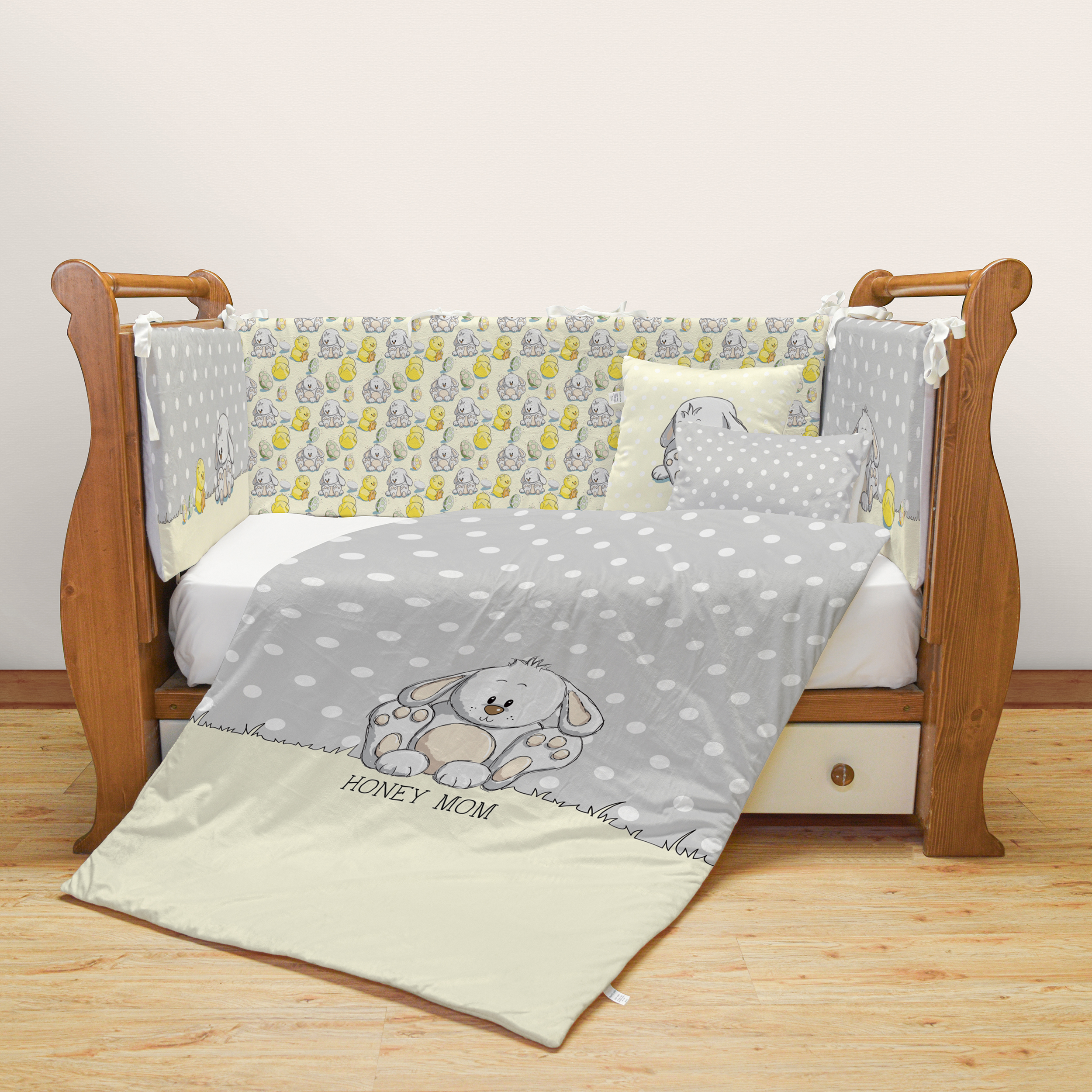 سرویس خواب 7 تکه کودک مدل خرگوش HN4