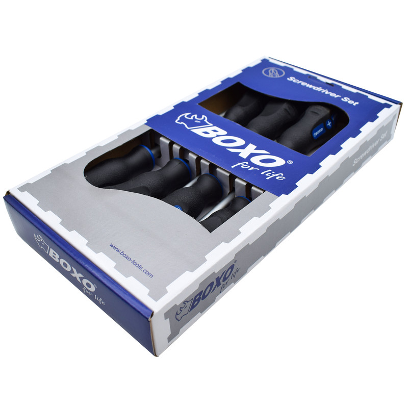 پیچ گوشتی ضربه خور بوکسو مدل No.SCWGTA-7CB7 بسته 7 عددی