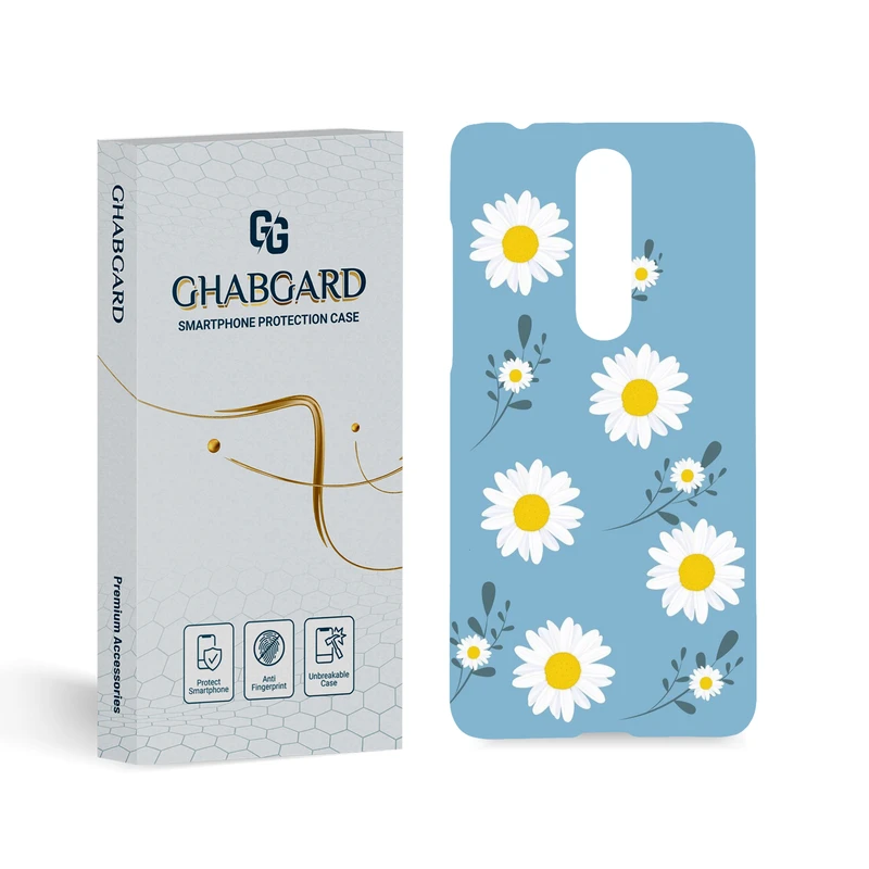 کاور قاب گارد مدل گل مناسب برای گوشی موبایل نوکیا  3.1 Plus