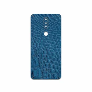 MAHOOT Blue-Crocodile-Leather Cover Sticker for Nokia 2.4