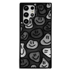 AKAM AMCWSGS22U-HAPPY FACE5 Cover For Samsung Galaxy S21 Ultra
