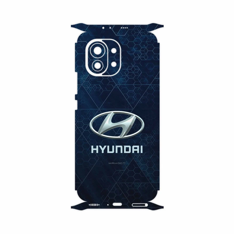 برچسب پوششی ماهوت مدل Hyundai-Logo-FullSkin مناسب برای گوشی موبایل شیائومی Mi 11 5G