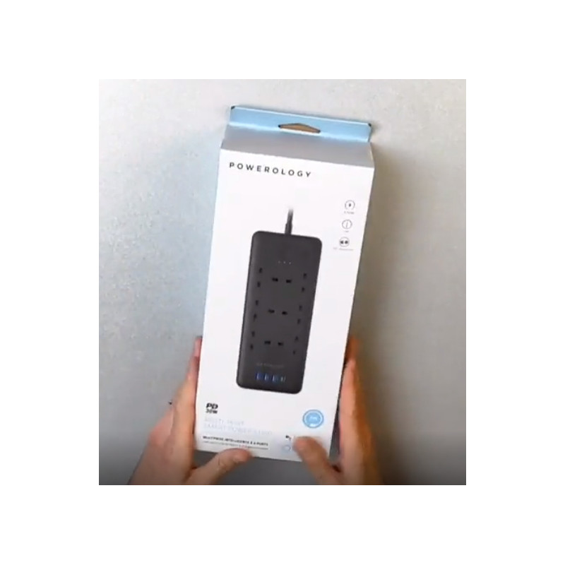 چندراهی برق پاورولوجی مدل هوشمند Multi-Port Smart Power Strip PD 30W
