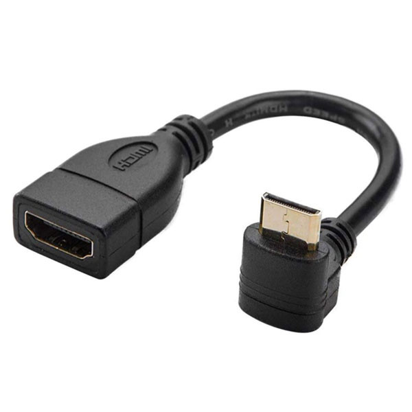 مبدل Mini HDMI به HDMI مدل Angle 90