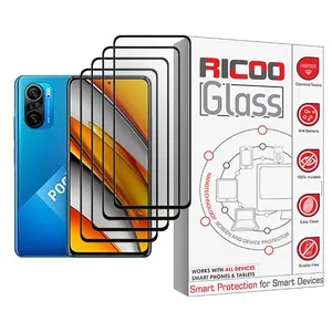 Ricoo Ricoo Glass MIX004 Screen Protector For Xiaomi Poco F3 Pack Of 4