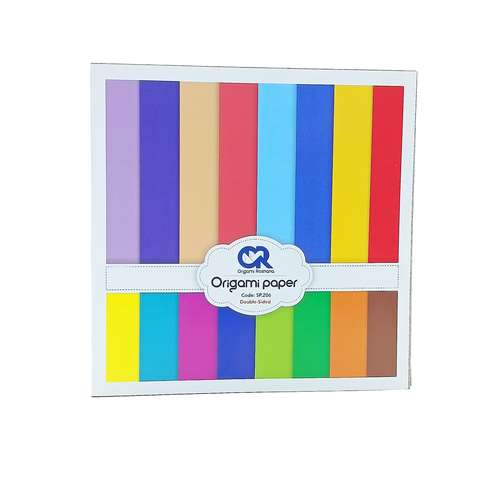 کاغذ اوریگامی مدل Sp206 دو رو رنگی بسته 48 عددی