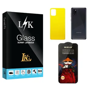 LKG LK Screen Protector For samsung a31 With Back Protector
