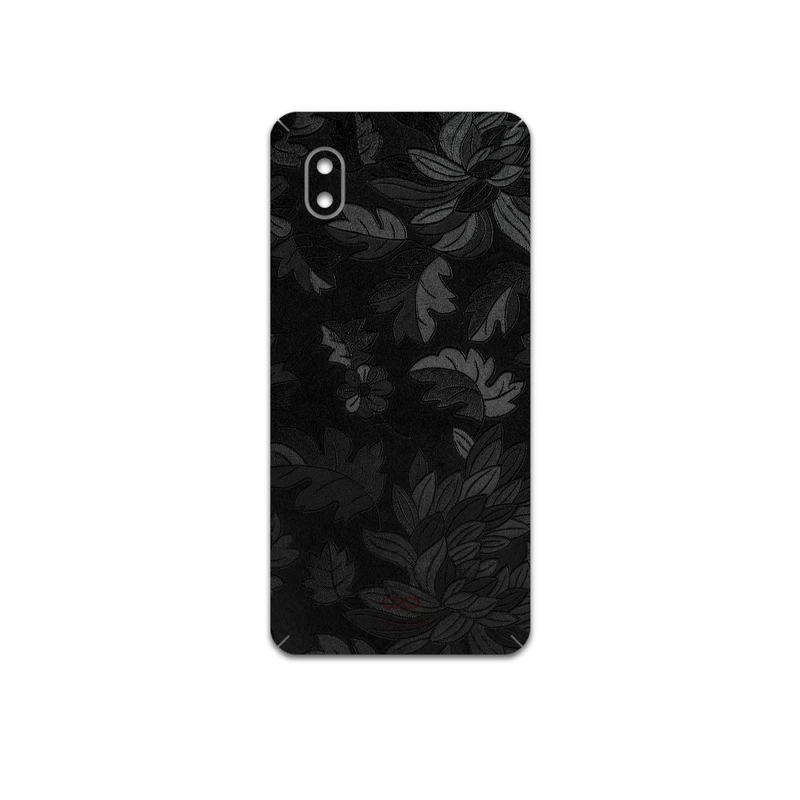 برچسب پوششی ماهوت مدل Black-Wildflower مناسب برای گوشی موبایل سامسونگ Galaxy A01 Core