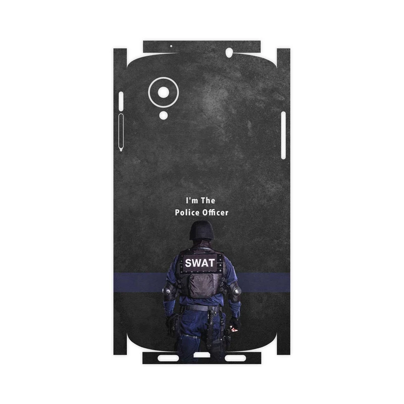 برچسب پوششی ماهوت مدل Police Officer-FullSkin مناسب برای گوشی موبایل گوگل Nexus 5