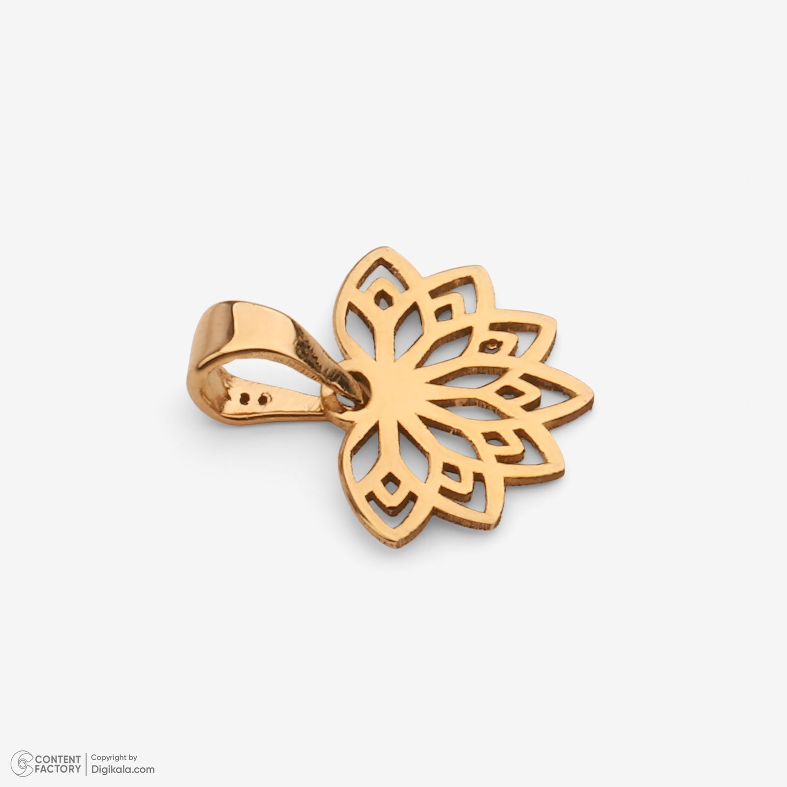 نیم ست طلا 18 عیار زنانه سایا گلد مدل لوتوس ns9 -  - 8