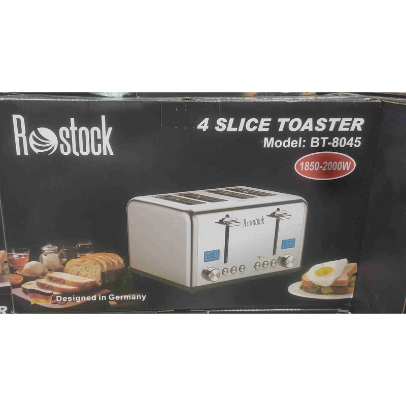 عکس شماره 2 : توستر 4 اسلایس روستوک مدل bt-8045