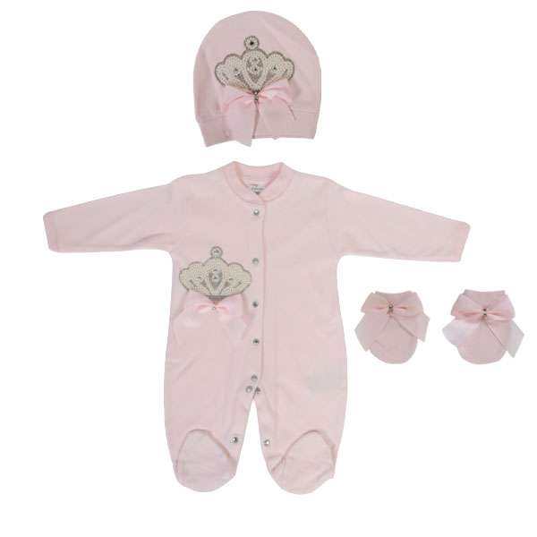 ست 3 تکه لباس نوزادی مدل cag139