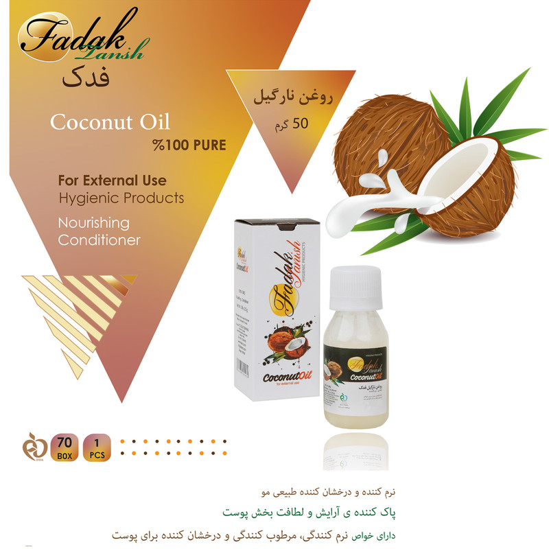 روغن بدن فدک تانیش مدل Coconut حجم 50 میلی لیتر مجموعه 2 عددی روغن بدن فدک تانیش مدل Coconut حجم 50 میلی لیتر مجموعه 2 عددی