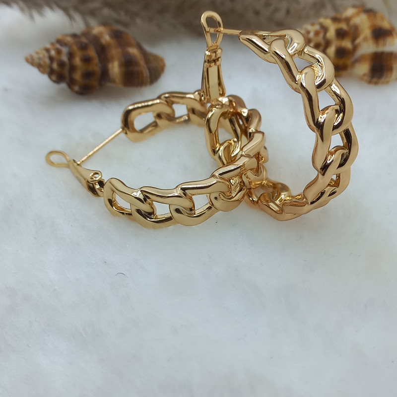 گوشواره زنانه ژوپینگ مدل حلقه ای کد NN 041 گوشواره زنانه ژوپینگ مدل حلقه ای کد NN 041