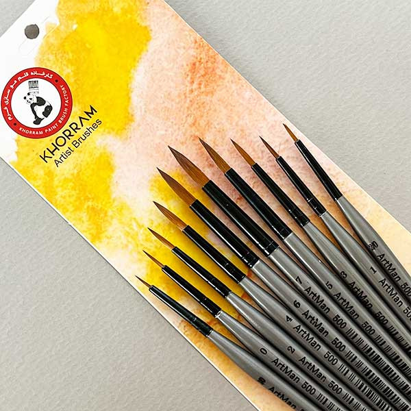 قلم مو سرگرد مدل آرتمن مجموعه 10 عددی