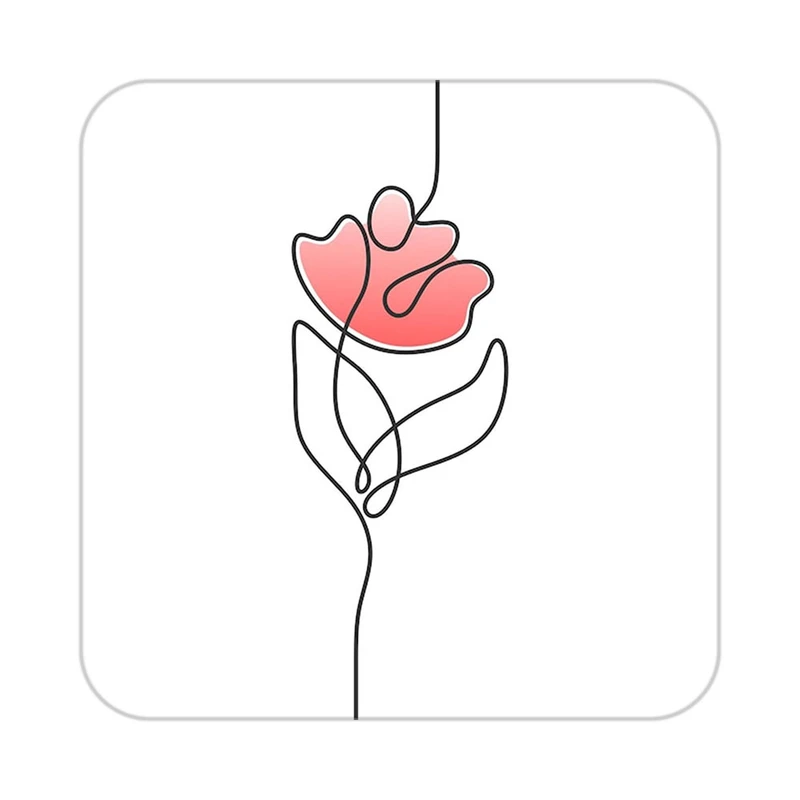 زیر لیوانی کاکتی طرح عاشقانه مدل mp36494