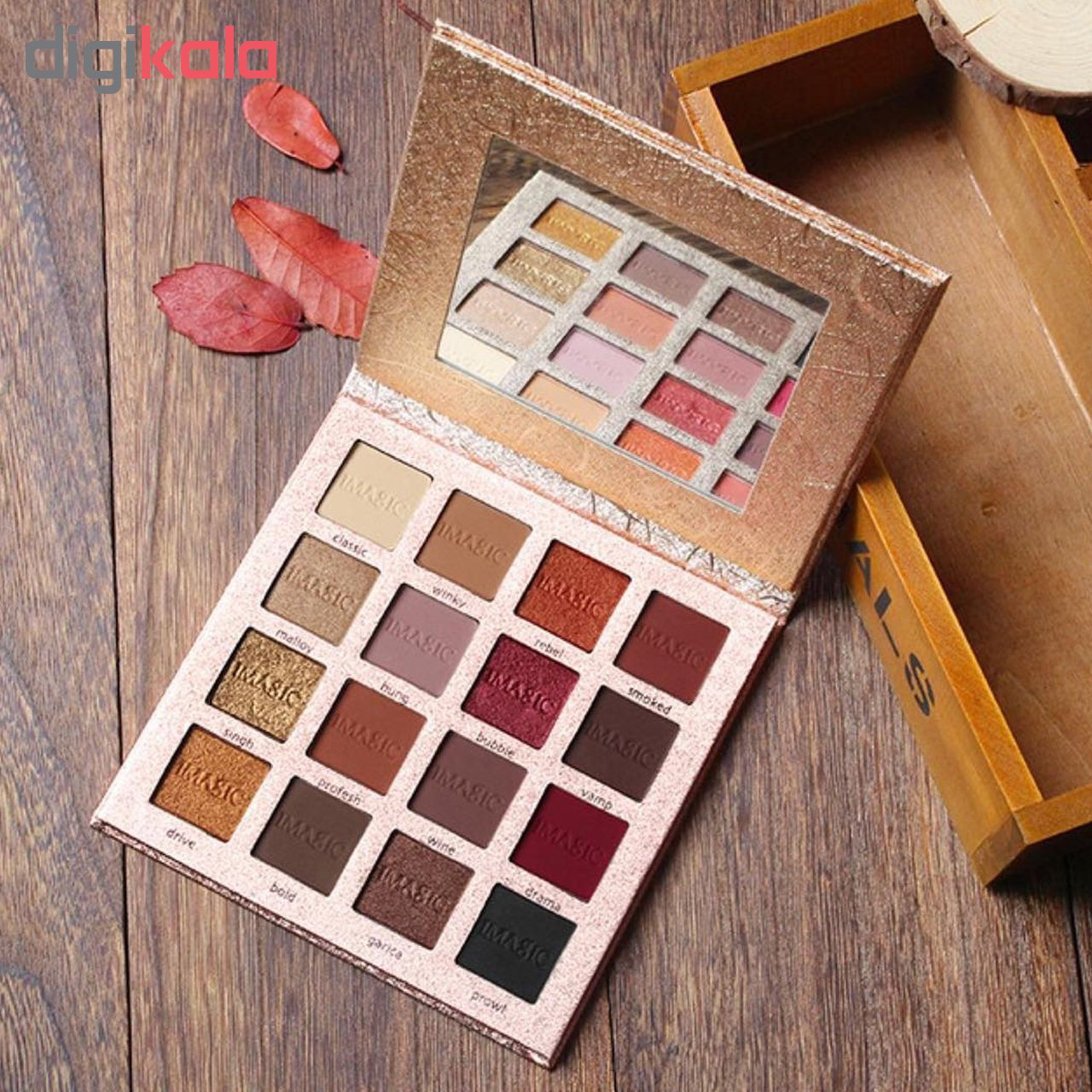 پالت سایه چشم گلانزی مدل pro fessional cosmetics