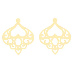 گوشواره طلا 18 عیار زنانه الن نار مدل ELN5108