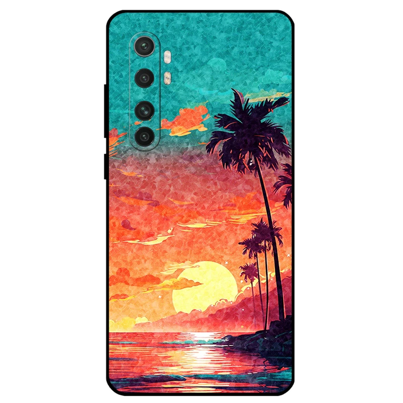 کاور مگافون طرح تابستان مدل 8000 مناسب برای گوشی موبایل شیائومی Mi Note 10 Lite