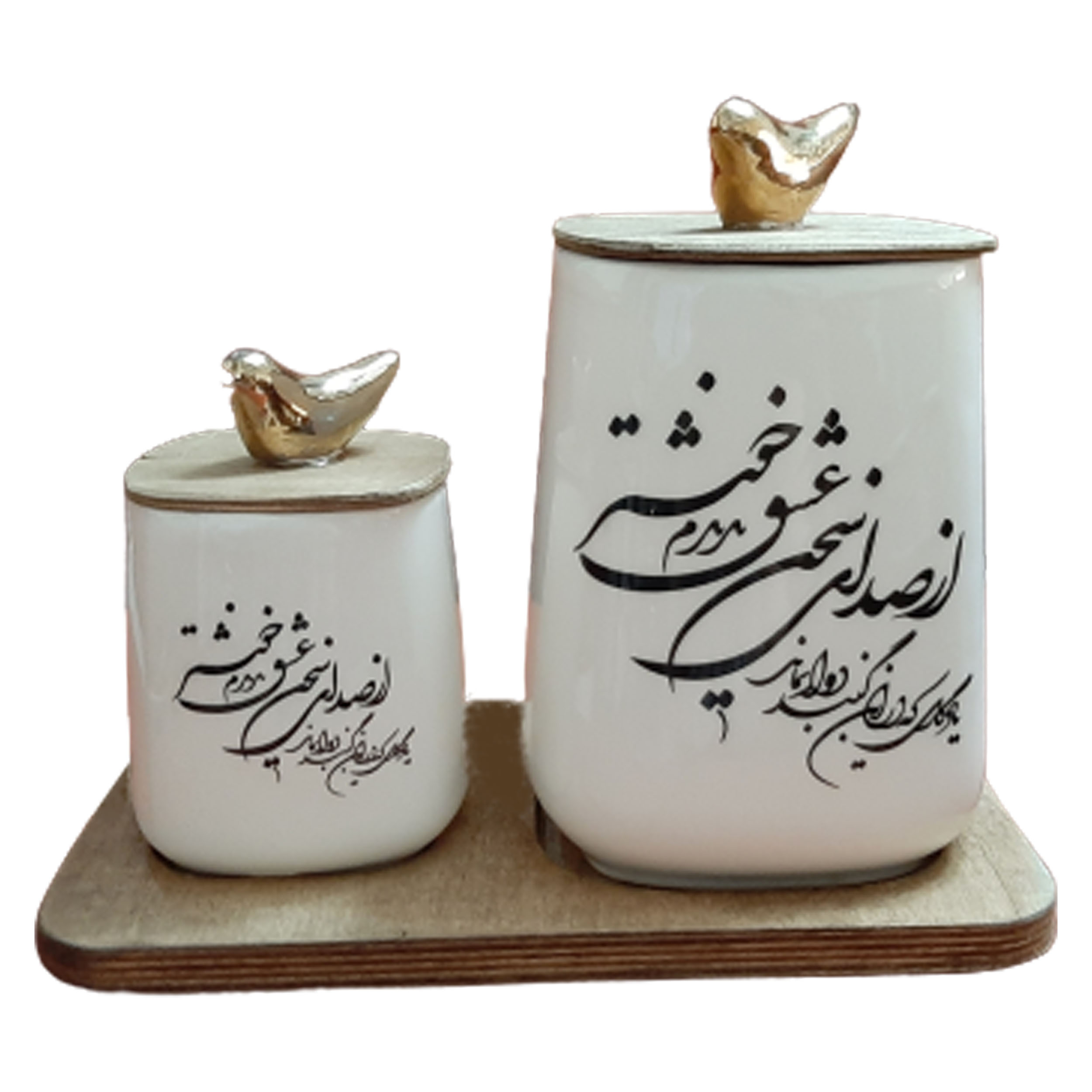 ظرف نگهدارنده طرح سیاه مشق مدل m02
